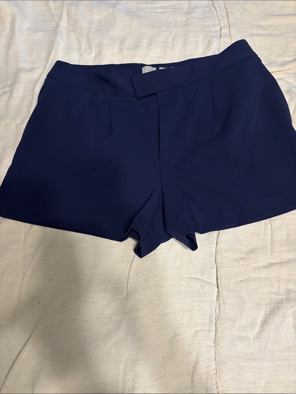 Navy Women's Tailored High-Rise Shorts ( A New Day)